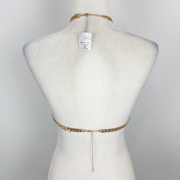 H:ours Oaklyn Top in Purple Embellishments Chain - Picture 5 of 8